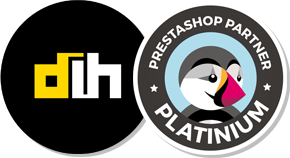 Certyfikat Silver Partnera PrestaShop, przyznany dla dih.pl